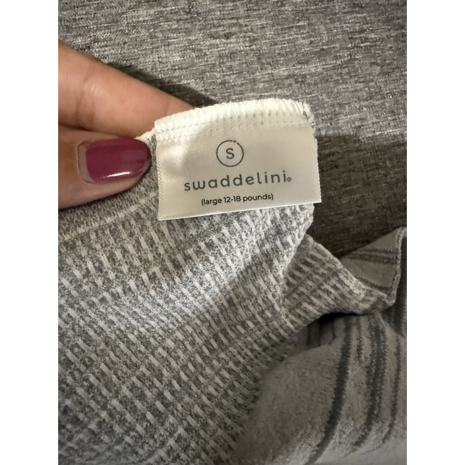 Swaddelini Swaddle Sleep Sack, Helps Sleep Longer, 3-6 Months, 12-18 Pounds Grey — image 2 of 3